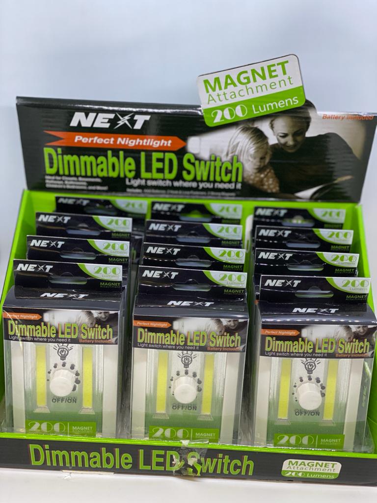 LED Dimmable Switch Light Next 1/3 per count ct. #467