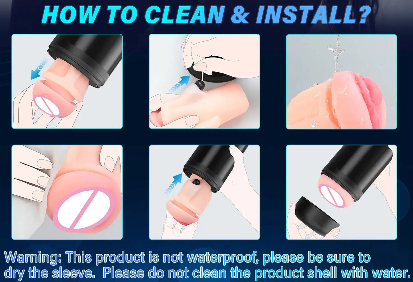 Premium Automatic Male Masturbator -  3 Modes