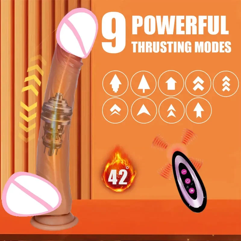Realistic Dildo with G-Spot Stimulation Remote Control