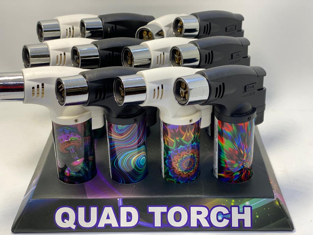 Techno 4 Torch Assorted Design 2ct