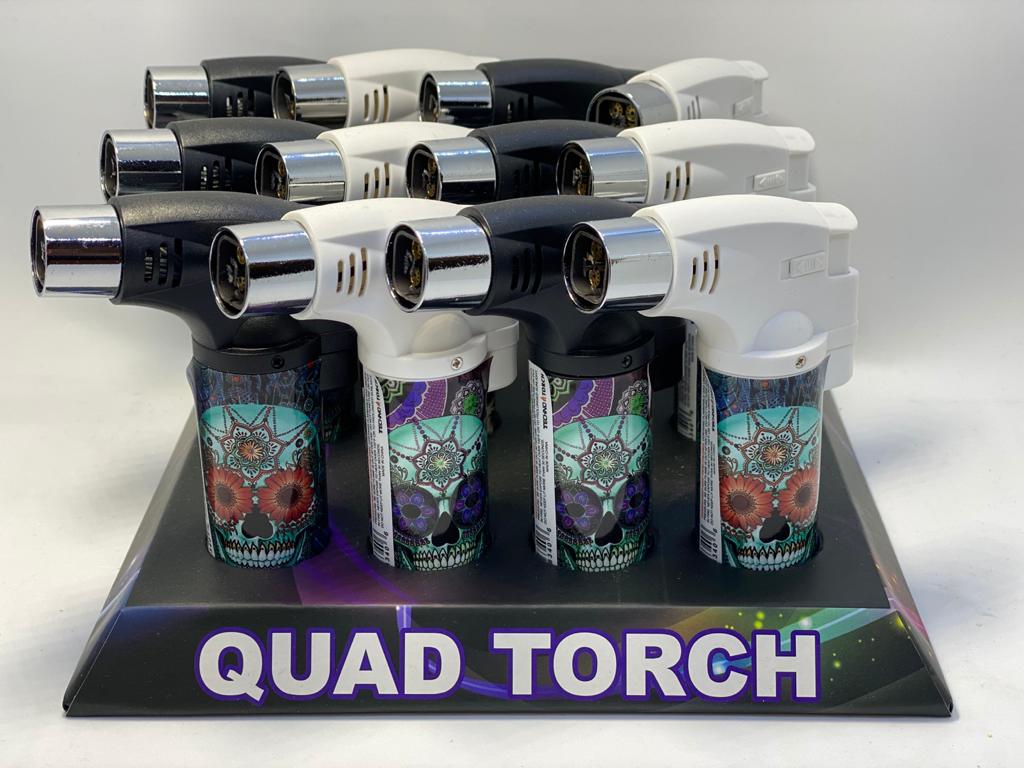 Techno 4 Torch Assorted Design 2ct