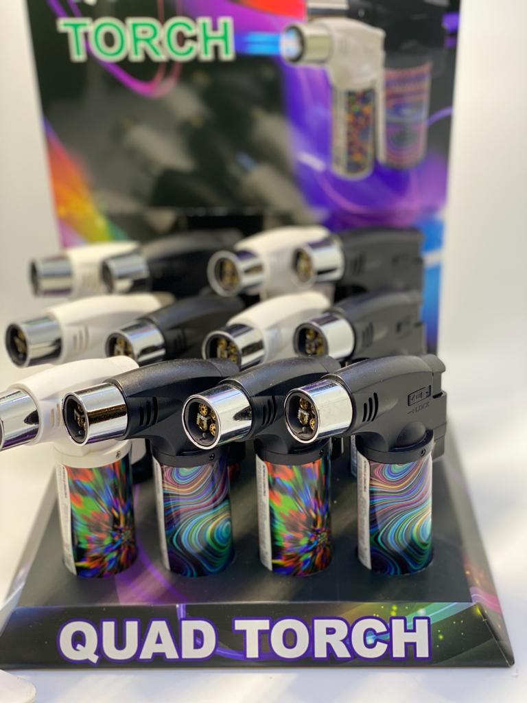Techno 4 Torch Assorted Design 2ct