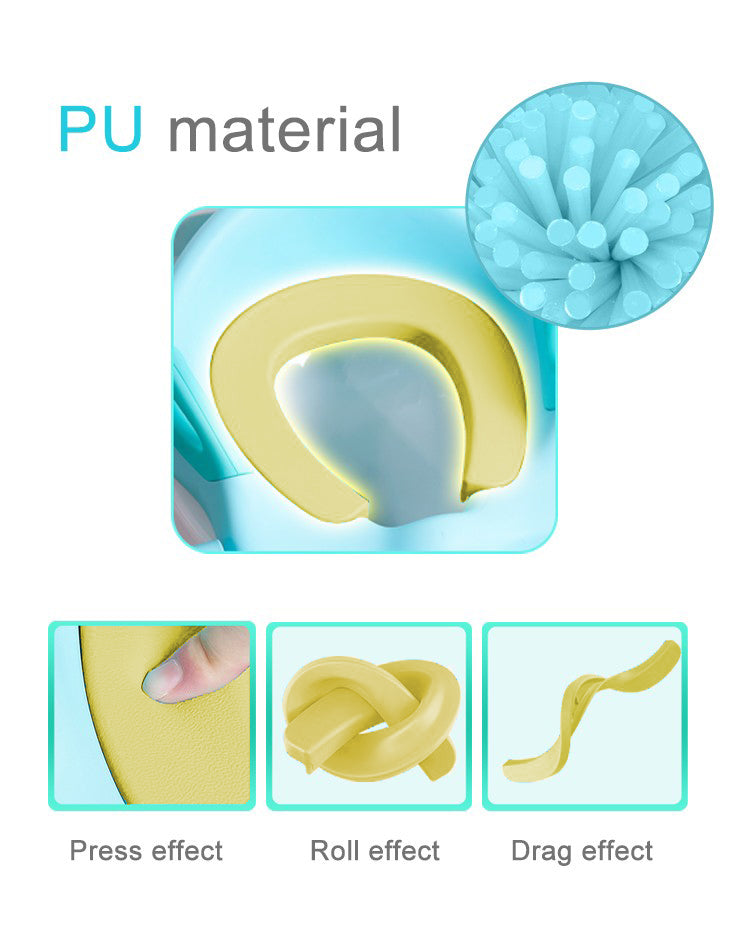 Baybee Paws Children's Potty Toilet Trainer Seat with Step Ladder (Purple-Blue)